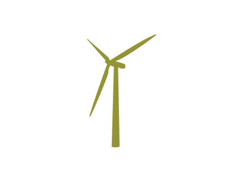 Transparent Gold Wind Turbine Illustration - Download Free Stock Videos Pikwizard.com