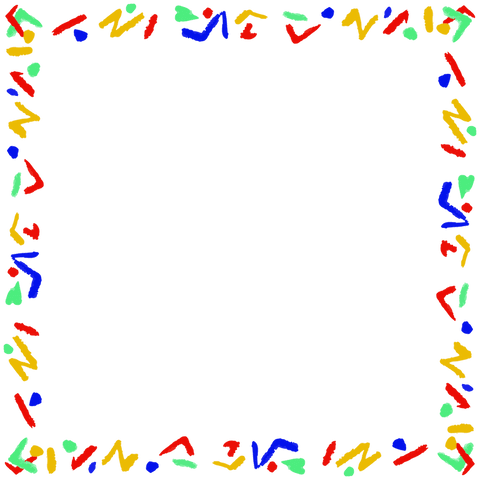 vibrant abstract border with geometric motifs on transparent background - Download Free Stock Videos Pikwizard.com