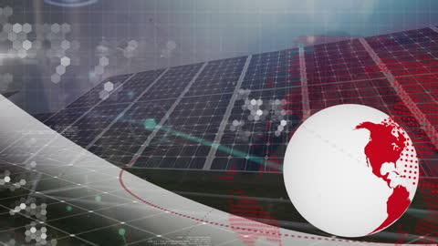 Global Connectivity and Green Energy Concept