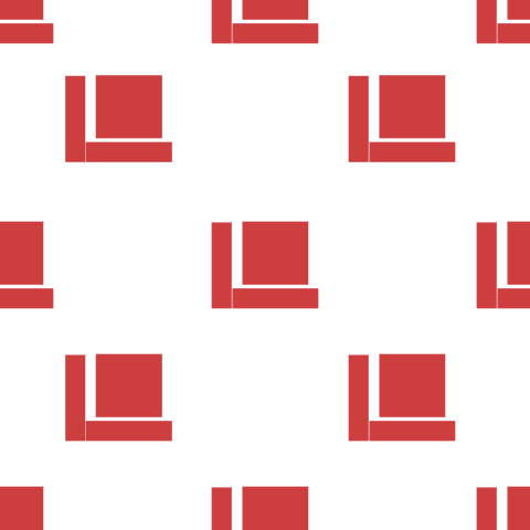 Red L-Shaped Pattern on Transparent Background Vector Illustration - Download Free Stock Videos Pikwizard.com