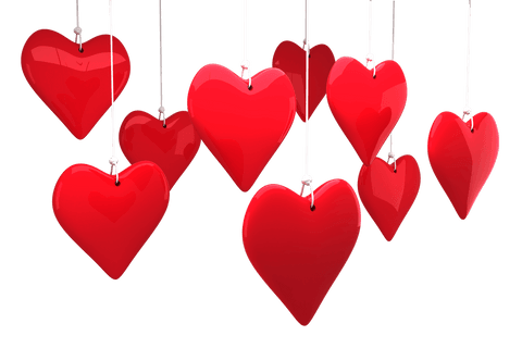 Floating Red Hearts Illustration Transparent Love Symbol - Download Free Stock Videos Pikwizard.com