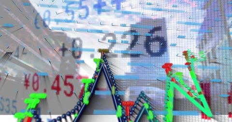 Data visualization and economic financial growth