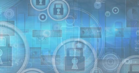 Data Security and Cybersecurity Abstract Technology Background - Download Free Stock Images Pikwizard.com
