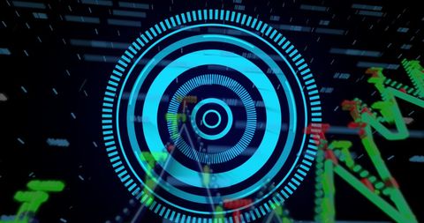 Futuristic Digital Interface Depicting Data Processing and Analysis - Download Free Stock Images Pikwizard.com