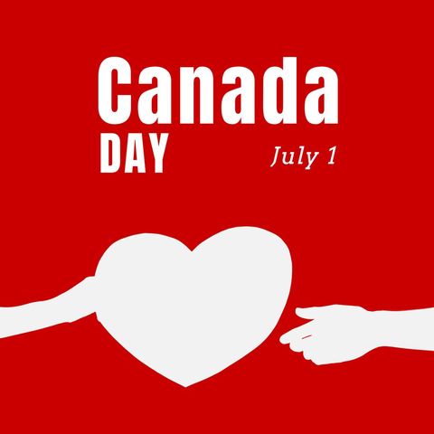 Celebrating Canada Day with Heart and Unity - Download Free Stock Templates Pikwizard.com