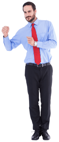 Confident Businessman Expressing Success Gesture Transparent - Download Free Stock Videos Pikwizard.com