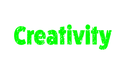 Bold Green Creativity Text on Transparent Background - Download Free Stock Videos Pikwizard.com