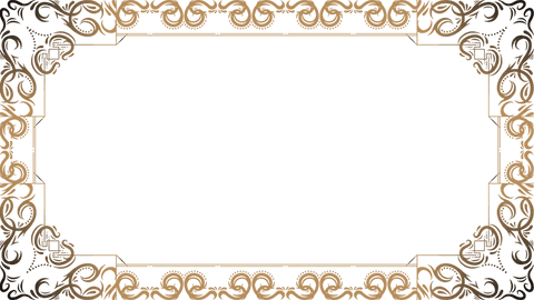 transparent gold filigree border with vintage elegance - Download Free Stock Videos Pikwizard.com