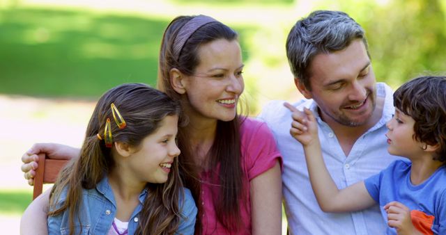 Happy Family Enjoying Nature Outdoors - Download Free Stock Images Pikwizard.com