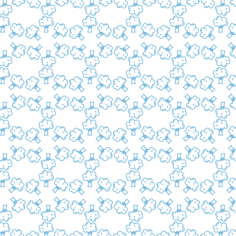 blue broccoli pattern with transparent background - Download Free Stock Videos Pikwizard.com