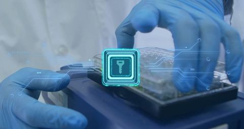 Innovative Biotech Research with Smart Technology in Laboratory