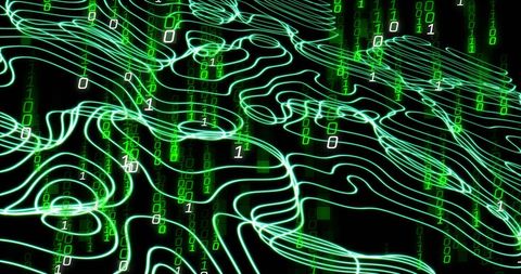 Digital Network with Overlay of Binary Code - Download Free Stock Images Pikwizard.com