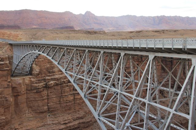 Scenic Steel Arch Bridge Over Canyon - Download Free Stock Photos Pikwizard.com