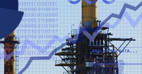 Digital Data Analysis over Industrial Factory Skyline