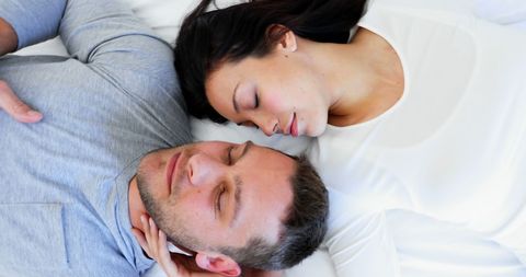 Interracial Couple Relaxing Peacefully at Home - Download Free Stock Images Pikwizard.com
