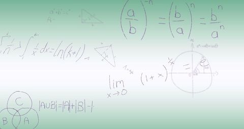 mathematical formulas and equations on gradient background - Download Free Stock Images Pikwizard.com