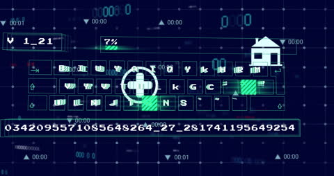 Data Processing with Complex Digital Interface Display