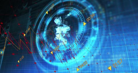 Digital Financial Processing with Yen Analysis - Download Free Stock Images Pikwizard.com