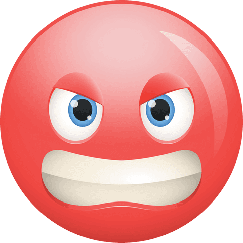 Angry Emoji Icon on Transparent Background - Download Free Stock Videos Pikwizard.com