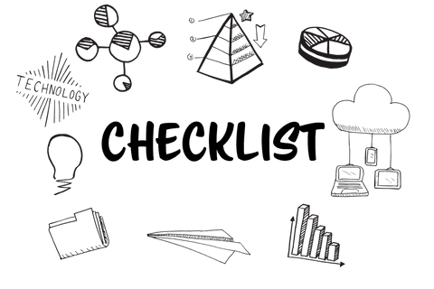 transparent business elements with checklist icons - Download Free Stock Videos Pikwizard.com