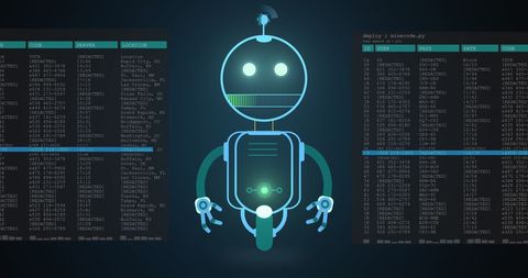 futuristic ai chatbot with data analytics interface - Download Free Stock Images Pikwizard.com
