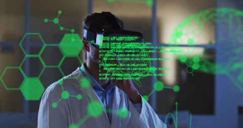 VR in Healthcare: Futuristic Medicine with Doctor in Virtual Reality - Download Free Stock Images Pikwizard.com