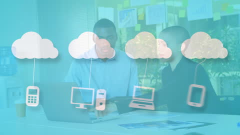 Digital Transformation Concept in Modern Business Meeting