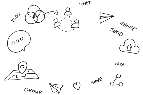 Minimalist Social Media Icons on Transparent Background - Download Free Stock Videos Pikwizard.com