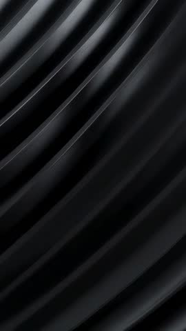 Seamless Looping Black Waves Vertical Animation for Motion Design and Backgrounds