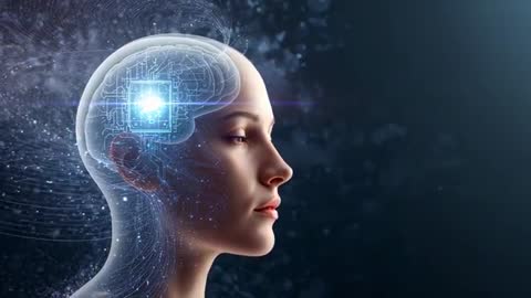 Digital Neural Fusion: Futuristic AI Technology Concept