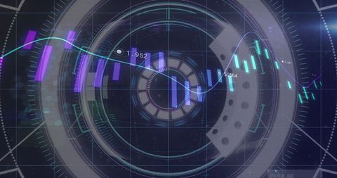Digital Financial Data and Analysis Interface - Download Free Stock Images Pikwizard.com