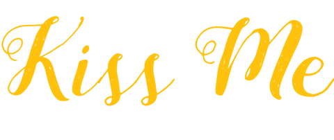 Elegant Kiss Me Text with Transparent Background