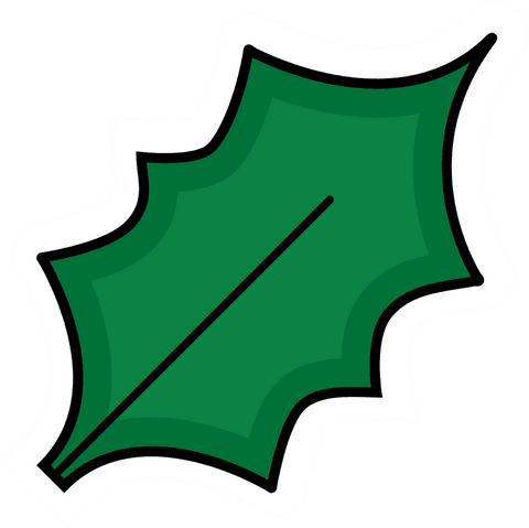stylized green lobed leaf on transparent background - Download Free Stock Videos Pikwizard.com