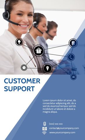 Smiling Customer Support Team in Professional Setting - Download Free Stock Templates Pikwizard.com