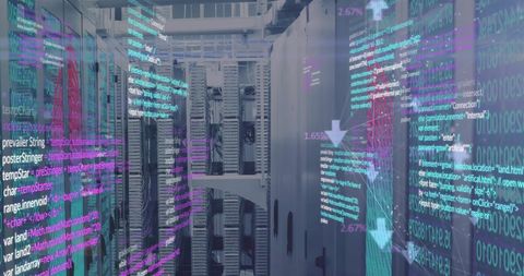 Future Technology Data Processing in Server Room - Download Free Stock Images Pikwizard.com
