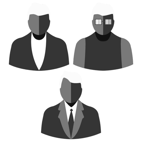 business professionals icons on transparent background - Download Free Stock Videos Pikwizard.com