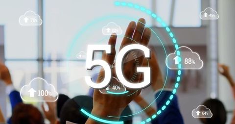 5G Network and Cloud Connectivity Digital Interface