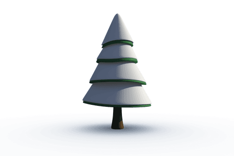snowy winter christmas tree on transparent background - Download Free Stock Videos Pikwizard.com