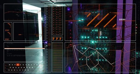 Digital Network Analysis with Server Data Visualization - Download Free Stock Images Pikwizard.com