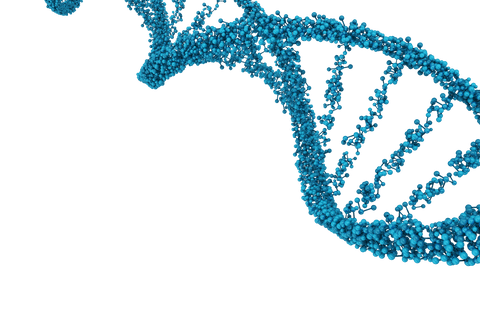 transparent blue dna helix with molecules on black background - Download Free Stock Videos Pikwizard.com