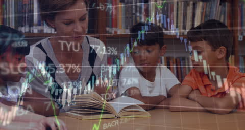 Teacher Supporting Students with Global Economics Education