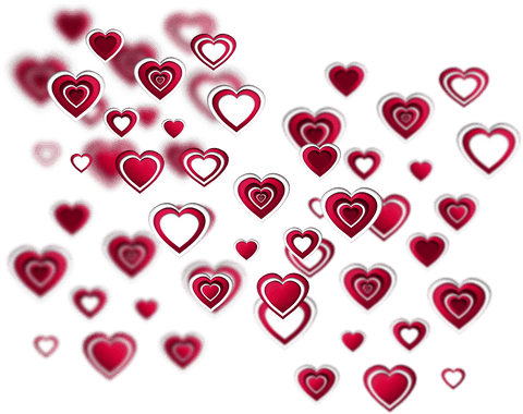 Romantic Heart Pattern Design on Transparent Background - Download Free Stock Videos Pikwizard.com