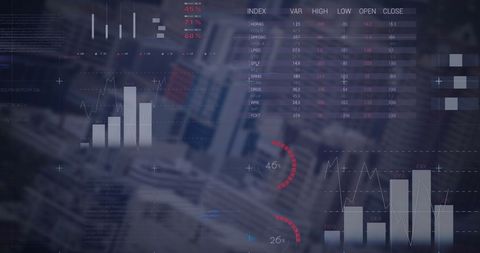 Digital Data Analytics and Global Connection Interface - Download Free Stock Images Pikwizard.com