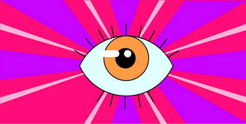 stylized eye icon with transparent background in radial beam design - Download Free Stock Videos Pikwizard.com