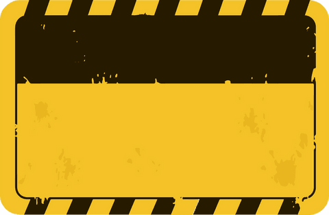 transparent warning sign with grunge textured border - Download Free Stock Videos Pikwizard.com