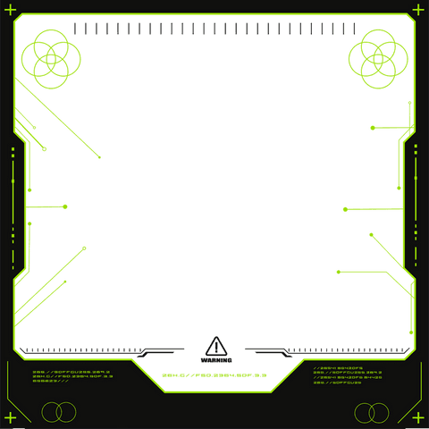 futuristic neon hud interface frame on transparent background - Download Free Stock Videos Pikwizard.com