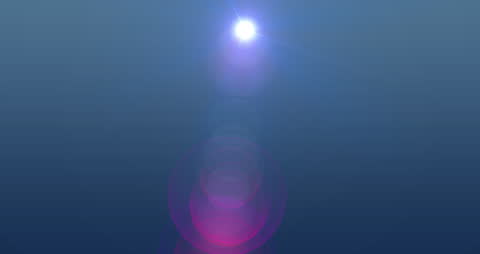 Modern Digital Light Spots on Blue Background Design