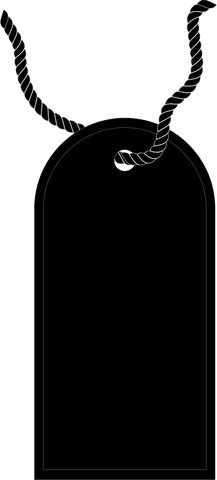 black tag with twine on transparent background for design projects - Download Free Stock Videos Pikwizard.com