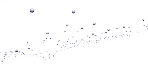 futuristic network visualization with transparent atomic nodes - Download Free Stock Videos Pikwizard.com