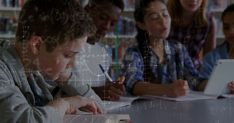 Children Engaged with Math and Technology in Classroom - Download Free Stock Images Pikwizard.com